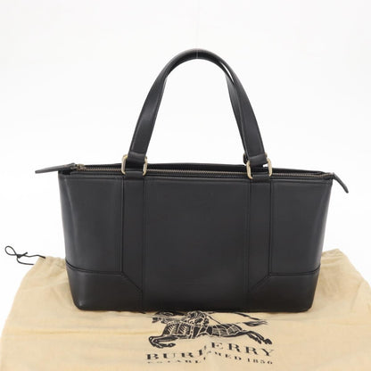 Burberry Vintage tote bag Leather, BLACK, LEATHER, Tote bag