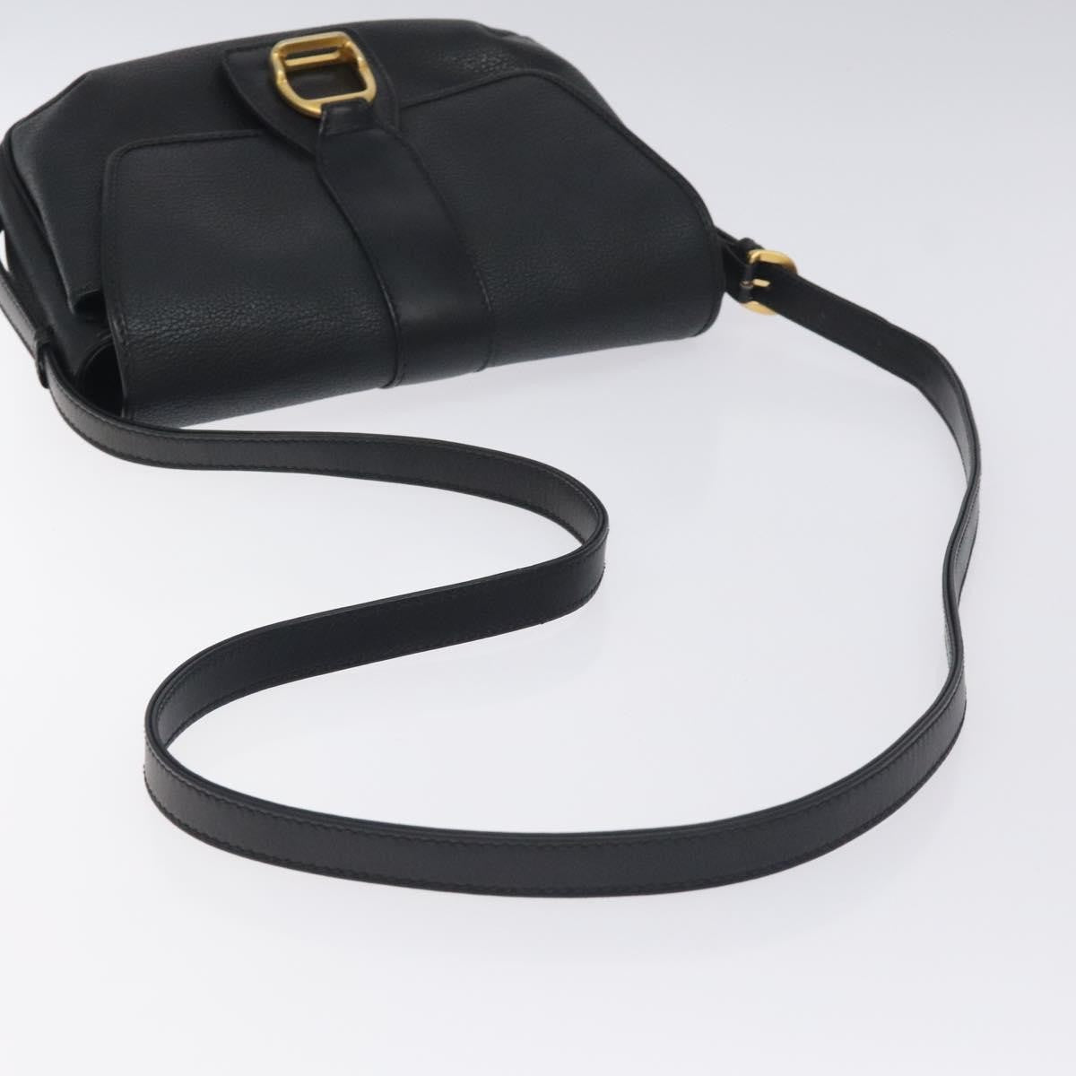 Gucci Vintage Shoulder Bag Leather, BLACK, LEATHER, Shoulder bag