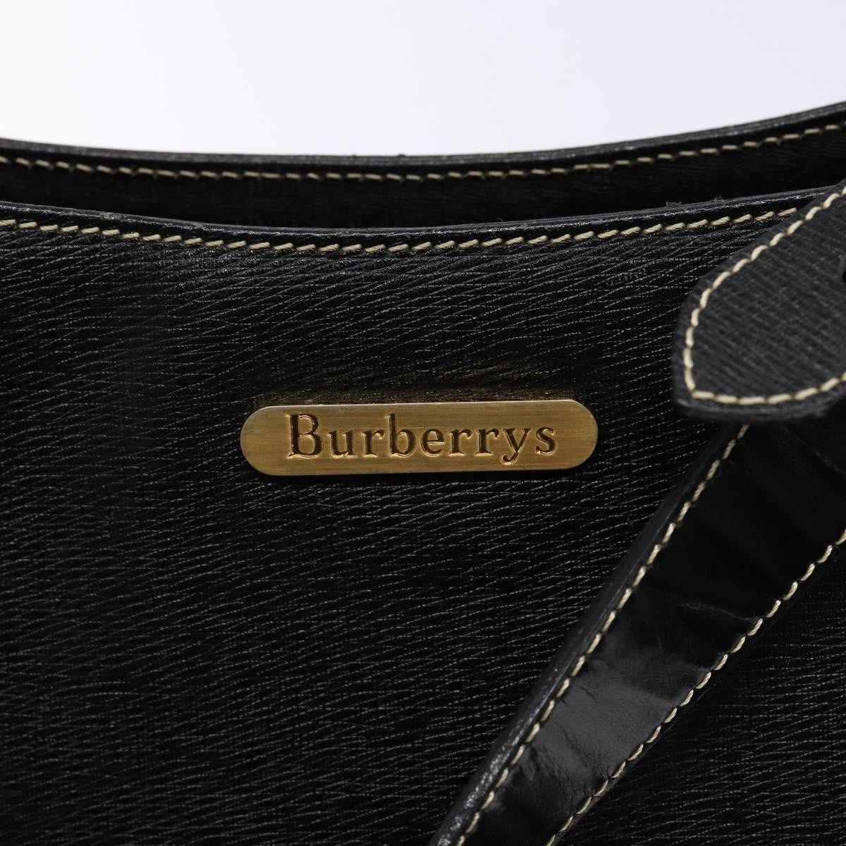 Burberry Shoulder Bag Leather, BLACK, LEATHER, Shoulder bag