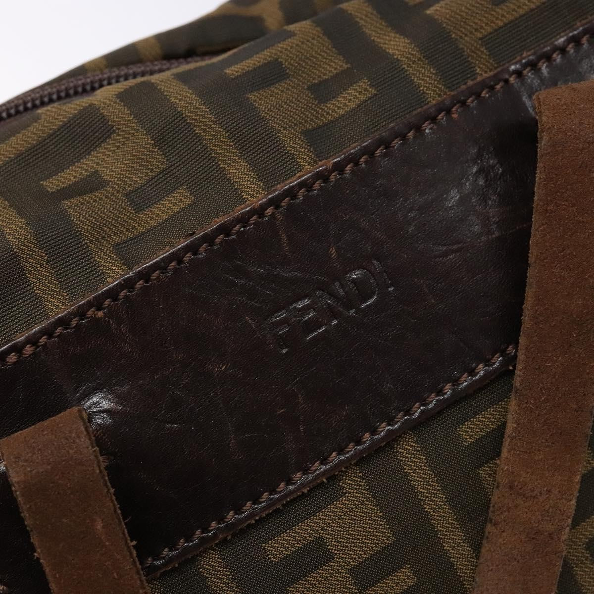 Fendi Vintage Zucca Zucca canvas, BROWN, CANVAS, Handbag