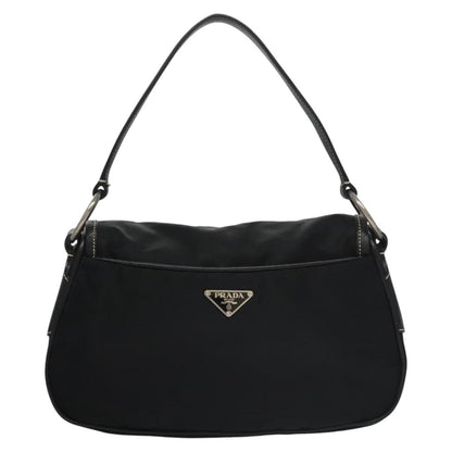 Prada Vintage Shoulder Bag Tessuto, BLACK, NYLON, Shoulder bag