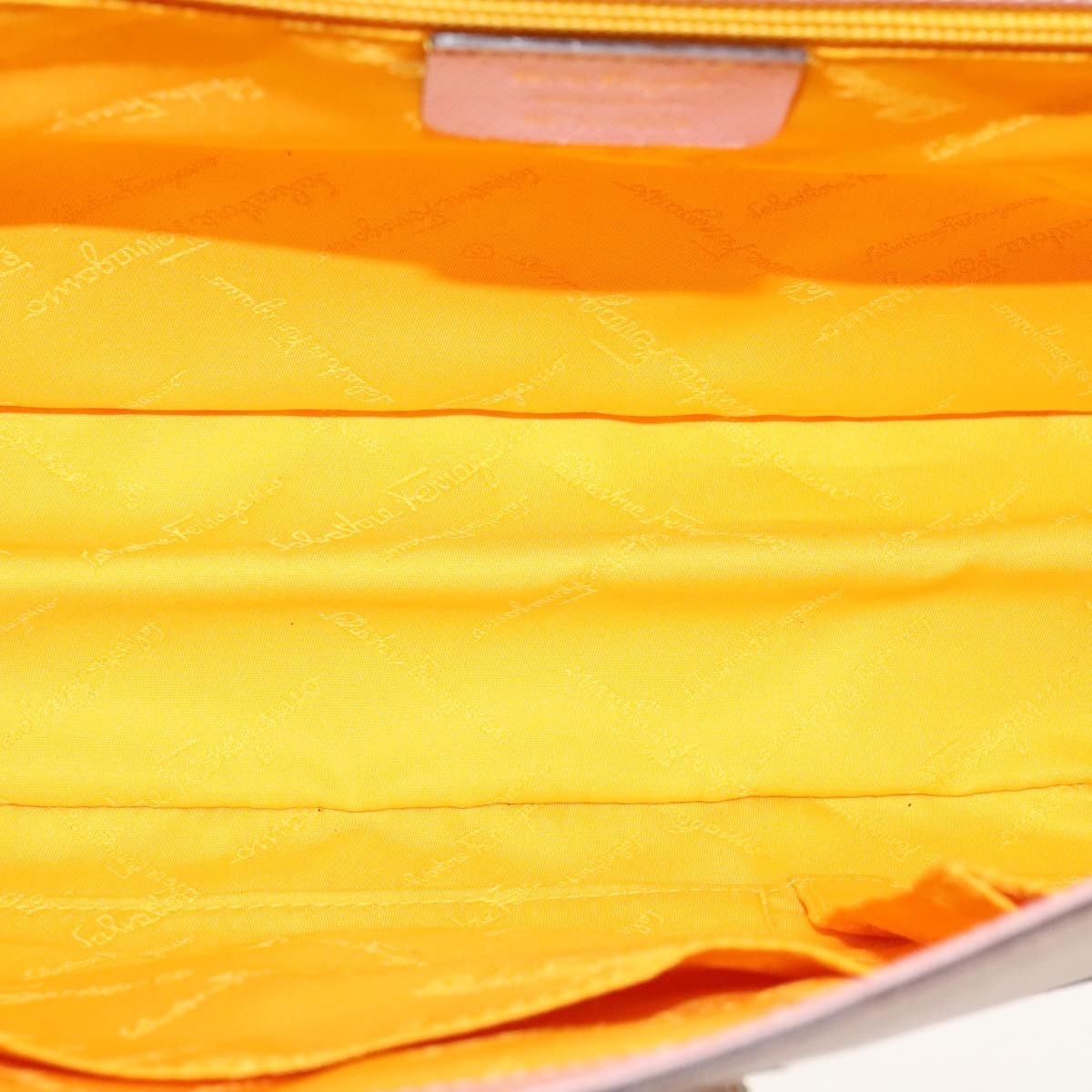 Salvatore Ferragamo Gancini handbag Leather, PINK, LEATHER, Handbag