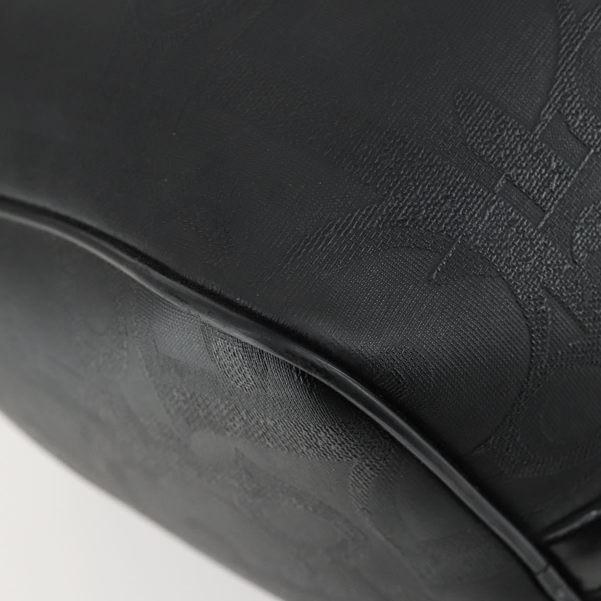 Christian Dior Vintage Trotter Boston Bag PVC, BLACK, PVC, Travel bag