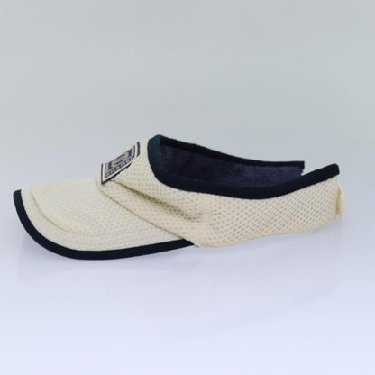 Chanel Sport Line CC Casket Hat Cotton, WHITE, COTTON, Head accessory