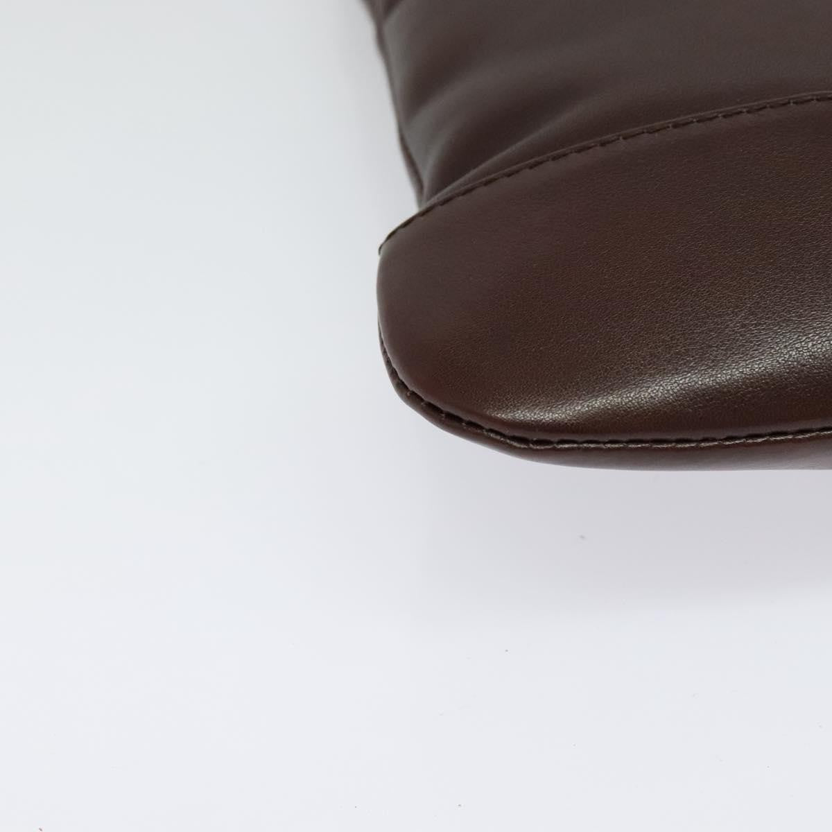 Loewe Anagram Shoulder Bag Leather, BROWN, LEATHER, Shoulder bag