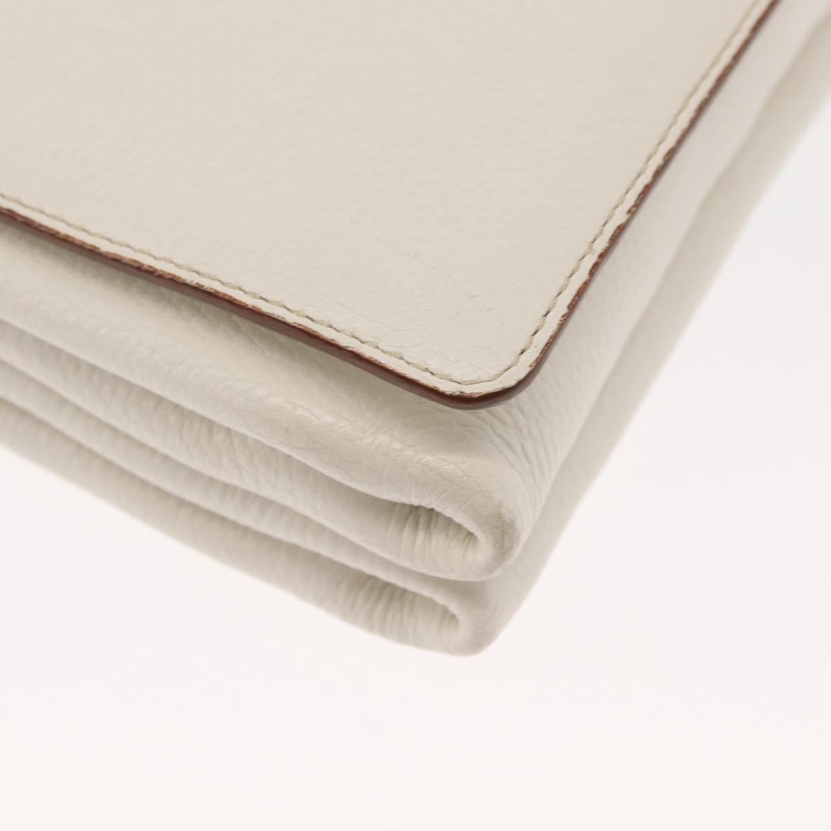 Prada Flap Crossbody Bag Vitello Daino, WHITE, LEATHER, Shoulder bag