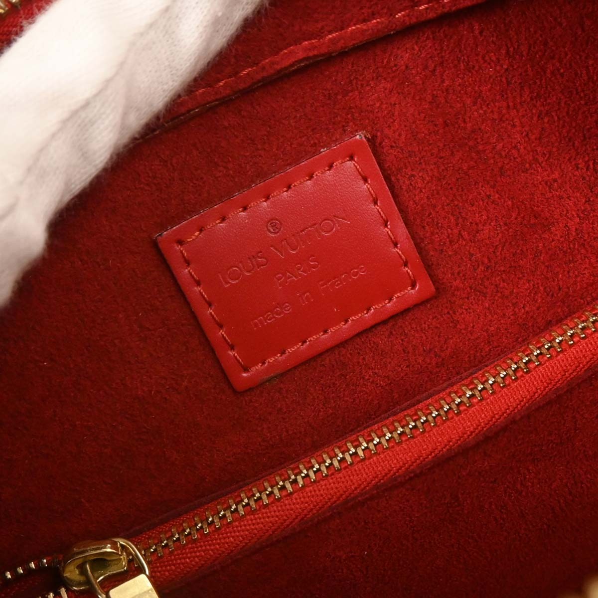 Louis Vuitton Pont Neuf Handbag Epi Leather, RED, LEATHER, Handbag