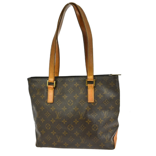 Louis Vuitton Cabas Piano Monogram Canvas, BROWN, CANVAS, Tote bag