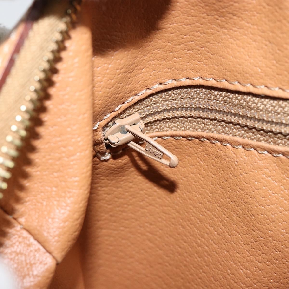 Celine Vintage Duffle Bag Macadam Coated Canvas, BEIGE, CANVAS, Travel bag