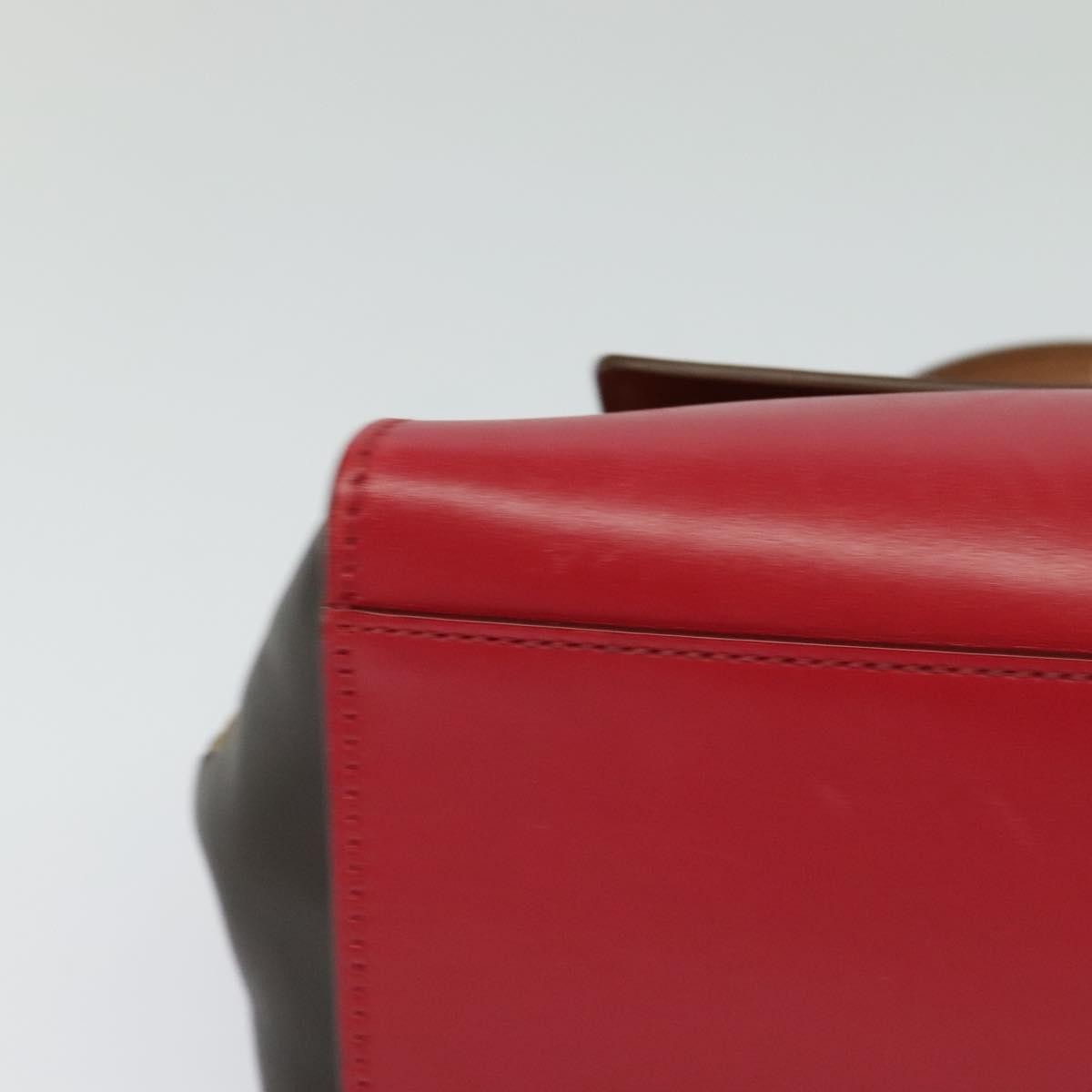 Salvatore Ferragamo Sofia Satchel Leather, RED, LEATHER, Handbag