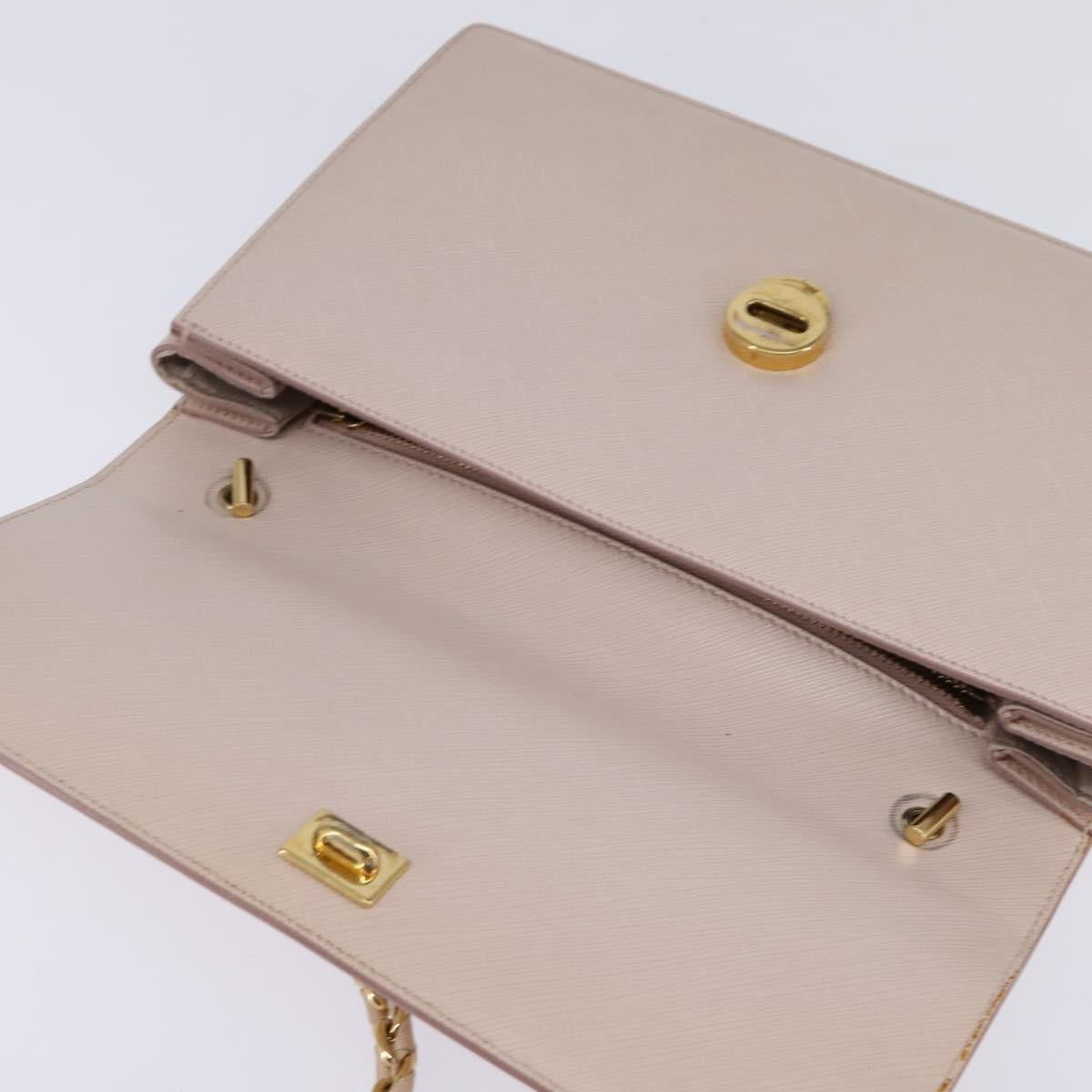 Salvatore Ferragamo Ginny Crossbody Bag Leather, PINK, LEATHER, Shoulder bag