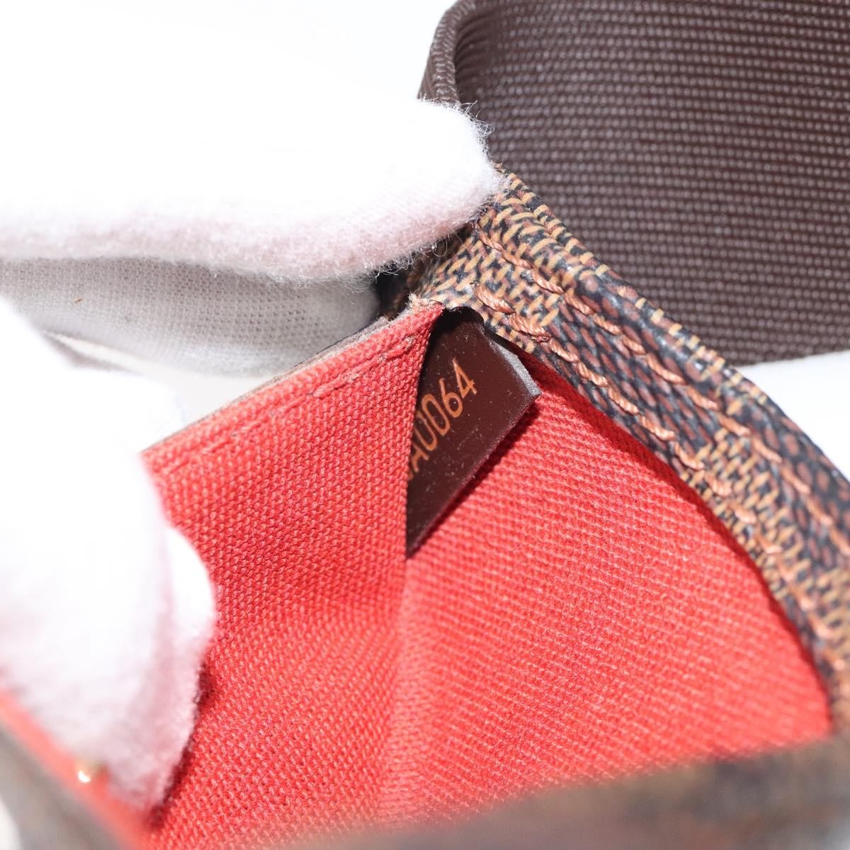 Louis Vuitton Geronimos Waist Bag Damier, BROWN, CANVAS, Clutche & pouche