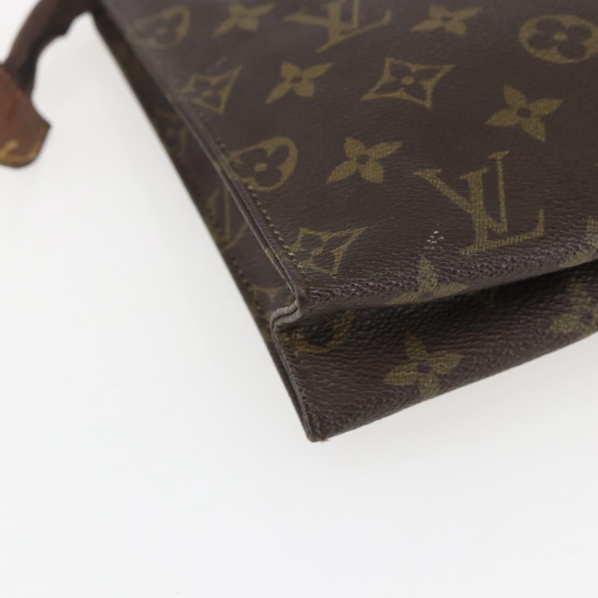 Louis Vuitton Toiletry Pouch Monogram Canvas, BROWN, CANVAS, Clutche & pouche