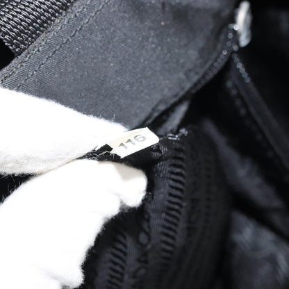 Prada Vintage Zip Tote Tessuto, BLACK, NYLON, Tote bag