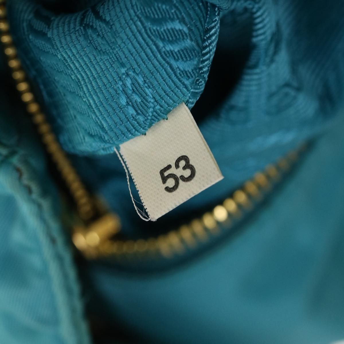 Prada Convertible Tote Quilted Tessuto, TURQUOISE, NYLON, Handbag