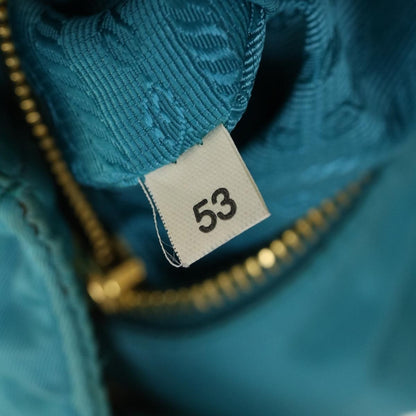 Prada Convertible Tote Quilted Tessuto, TURQUOISE, NYLON, Handbag