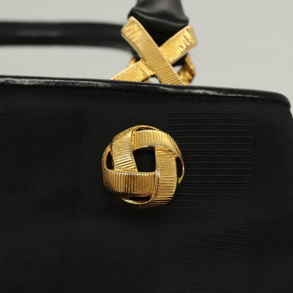 Salvatore Ferragamo Vintage Handbag Nylon, BLACK, NYLON, Handbag