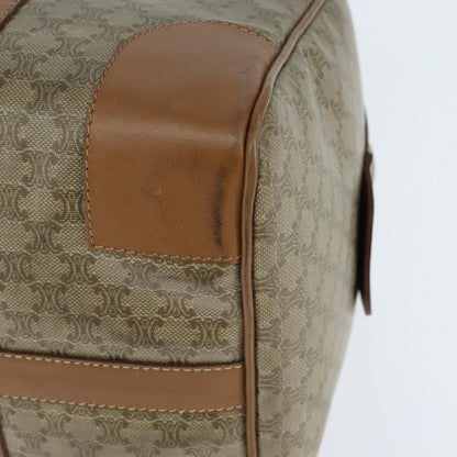 Celine Vintage Macadam Boston bag Canvas, BEIGE, CANVAS, Travel bag