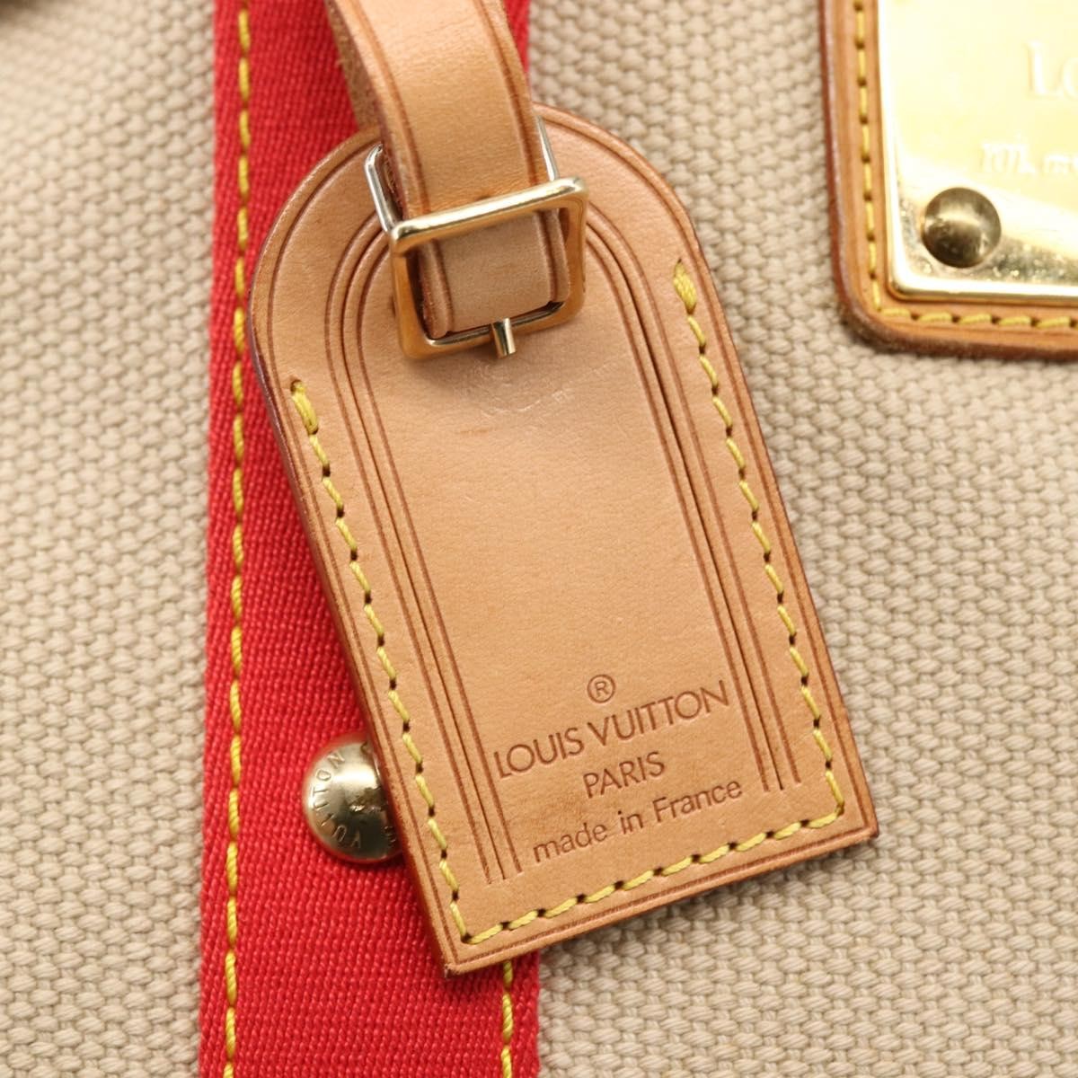 Louis Vuitton Antigua Tote Canvas, BEIGE, CANVAS, Tote bag