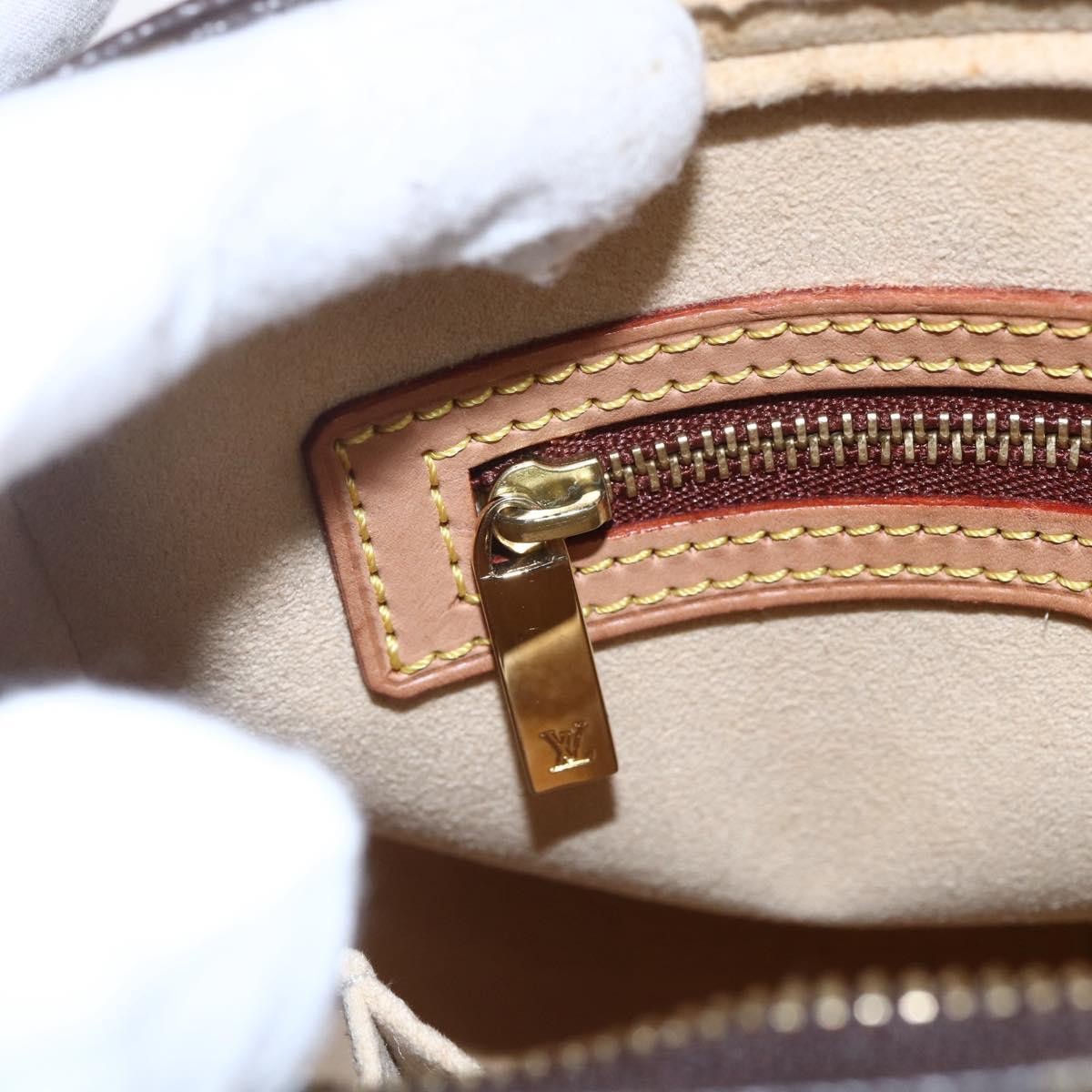 Louis Vuitton Looping Handbag Monogram Canvas, BROWN, CANVAS, Shoulder bag