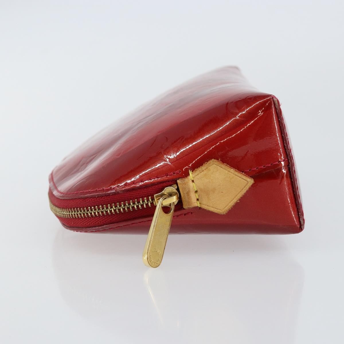 Louis Vuitton Cosmetic Pouch Electric Epi Leather, RED, PATENT_LEATHER, Toiletry Case