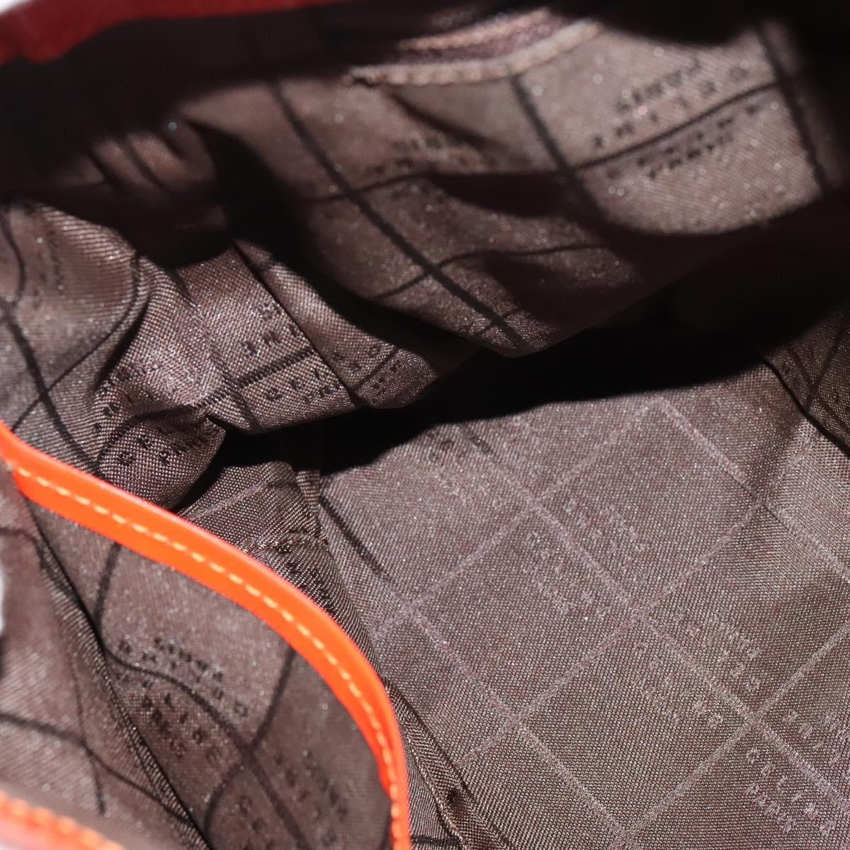 Celine Shoulder Bag Canvas, ORANGE, CANVAS, Shoulder bag