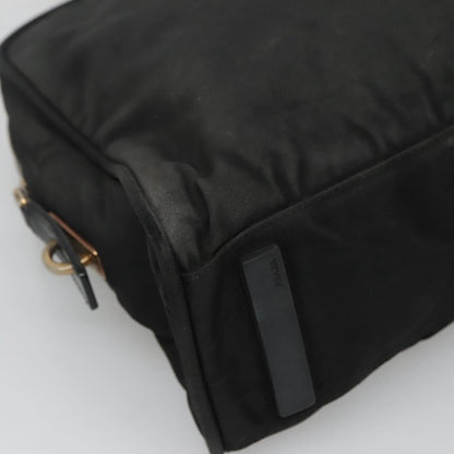 Prada Zip Around Tote Tessuto, BLACK, NYLON, Tote bag