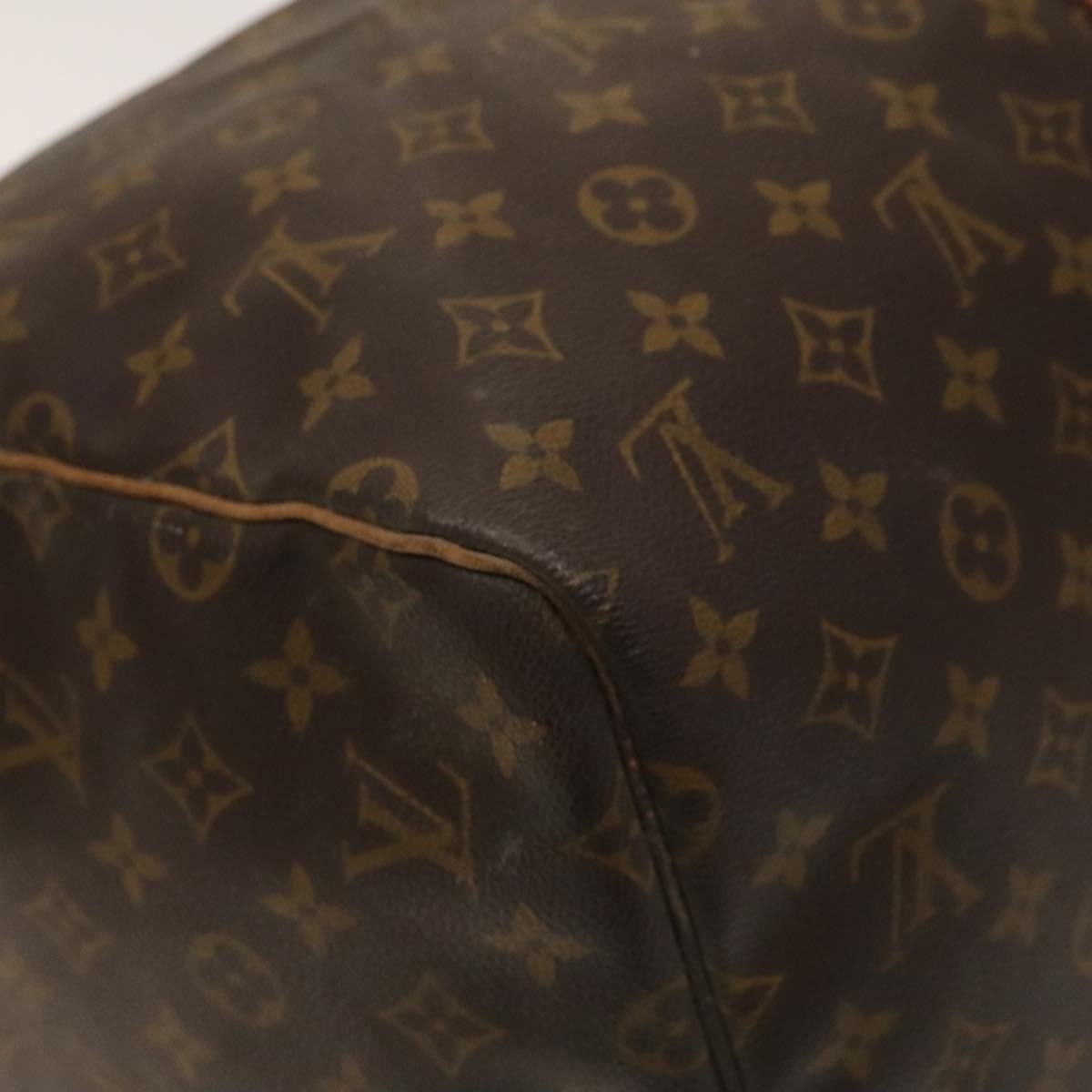 Louis Vuitton Keepall Bag Monogram Canvas, BROWN, CANVAS, Travel bag