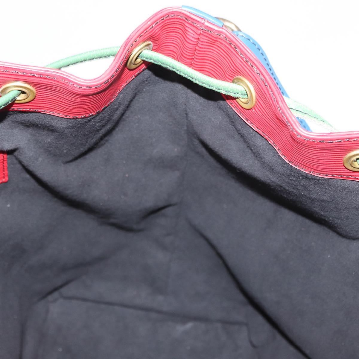 Louis Vuitton Tricolor Noe Handbag Epi Leather, RED, LEATHER, Shoulder bag