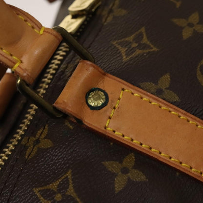 Louis Vuitton Keepall Bag Monogram Canvas, BROWN, CANVAS, Travel bag