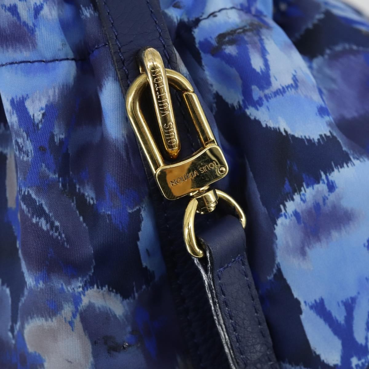 Louis Vuitton Noefull Handbag Ikat Nylon, BLUE, NYLON, Handbag