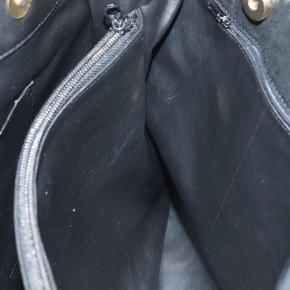 Bally Vintage Tote Bag Leather, BLACK, LEATHER, Tote bag