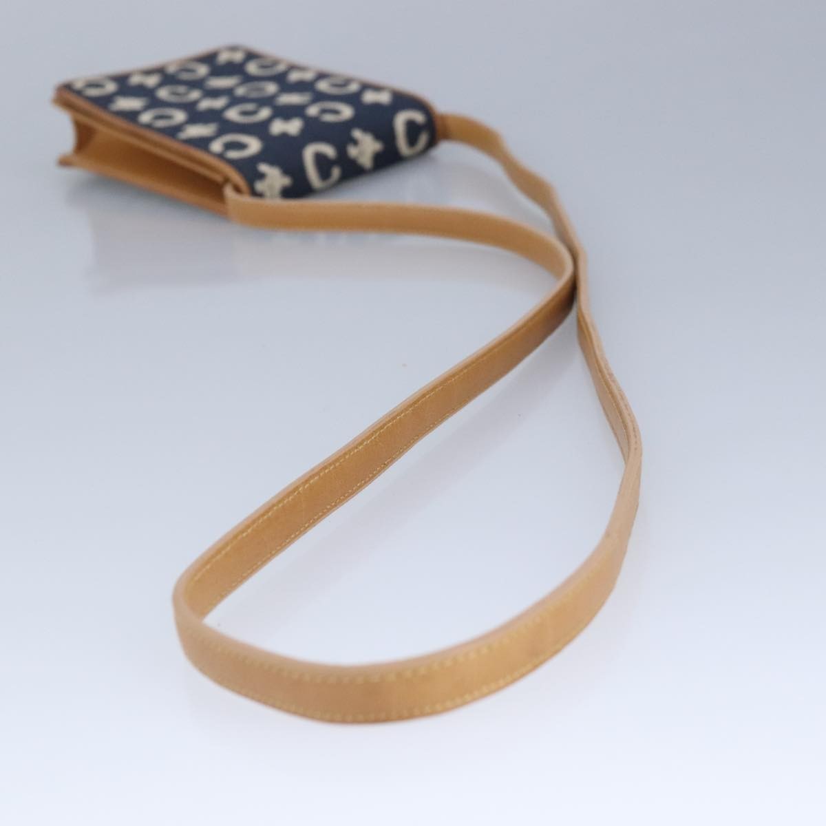 Celine Vintage Macadam Shoulder Bag C Macadam canvas, BLUE, CANVAS, Shoulder bag