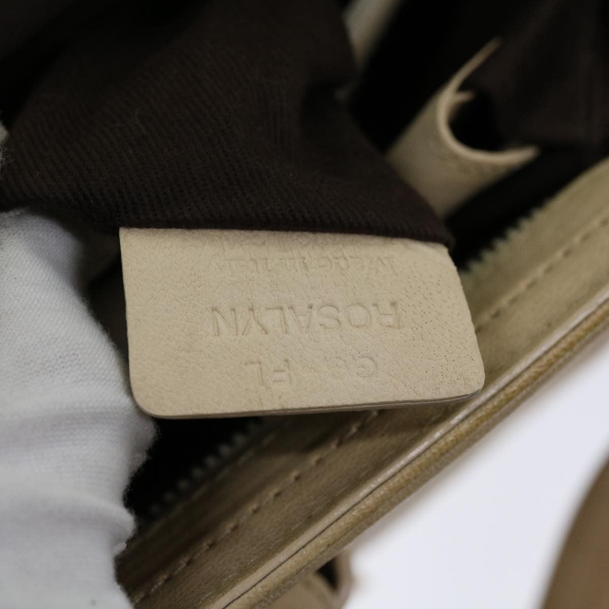 Bally Handbag Leather, ECRU, LEATHER, Handbag