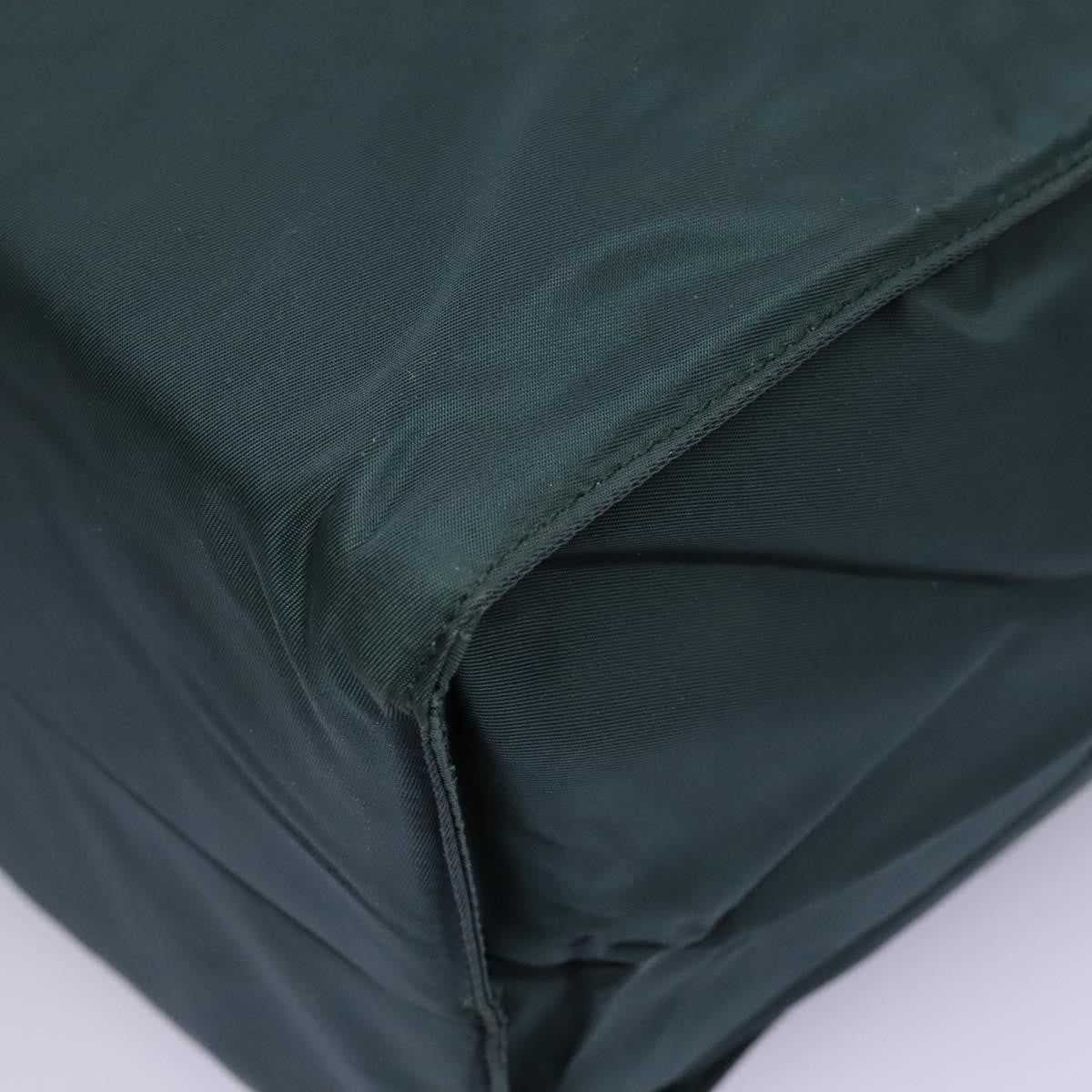 Prada Metal Handles Tote Tessuto, KHAKI, NYLON, Tote bag