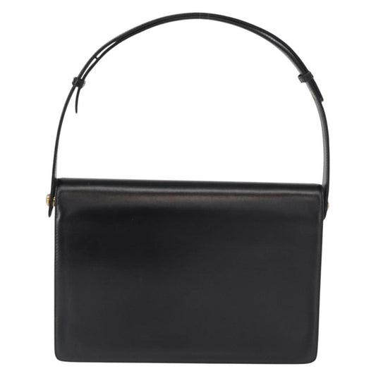 Gucci Vintage Shoulder Bag Leather, BLACK, LEATHER, Shoulder bag