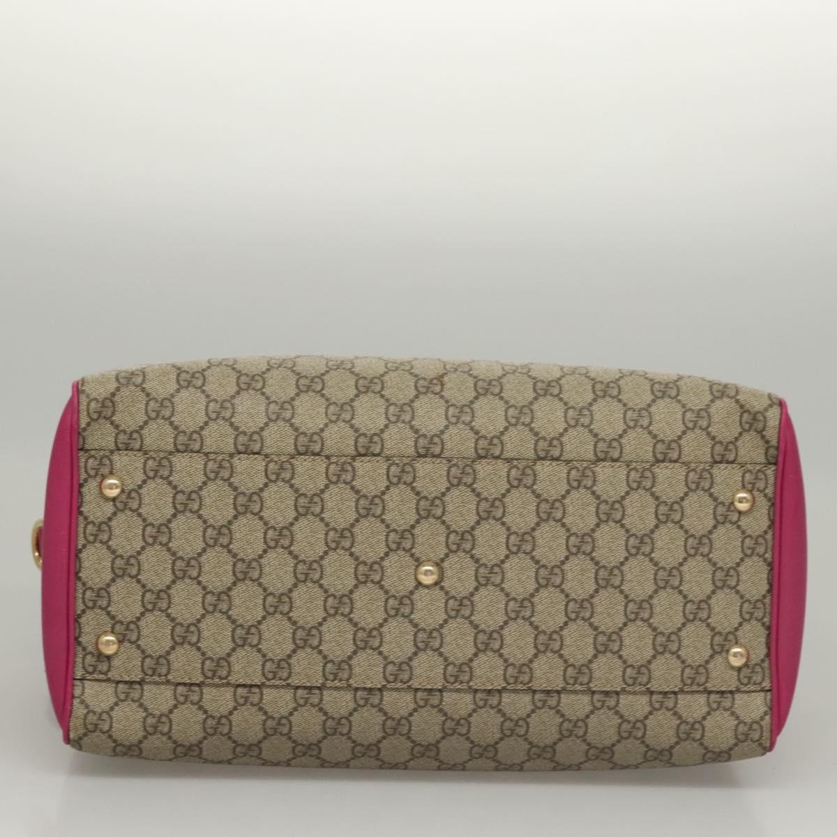 Gucci Convertible Boston Bag Embroidered GG Coated Canvas, BEIGE, CANVAS, Travel bag