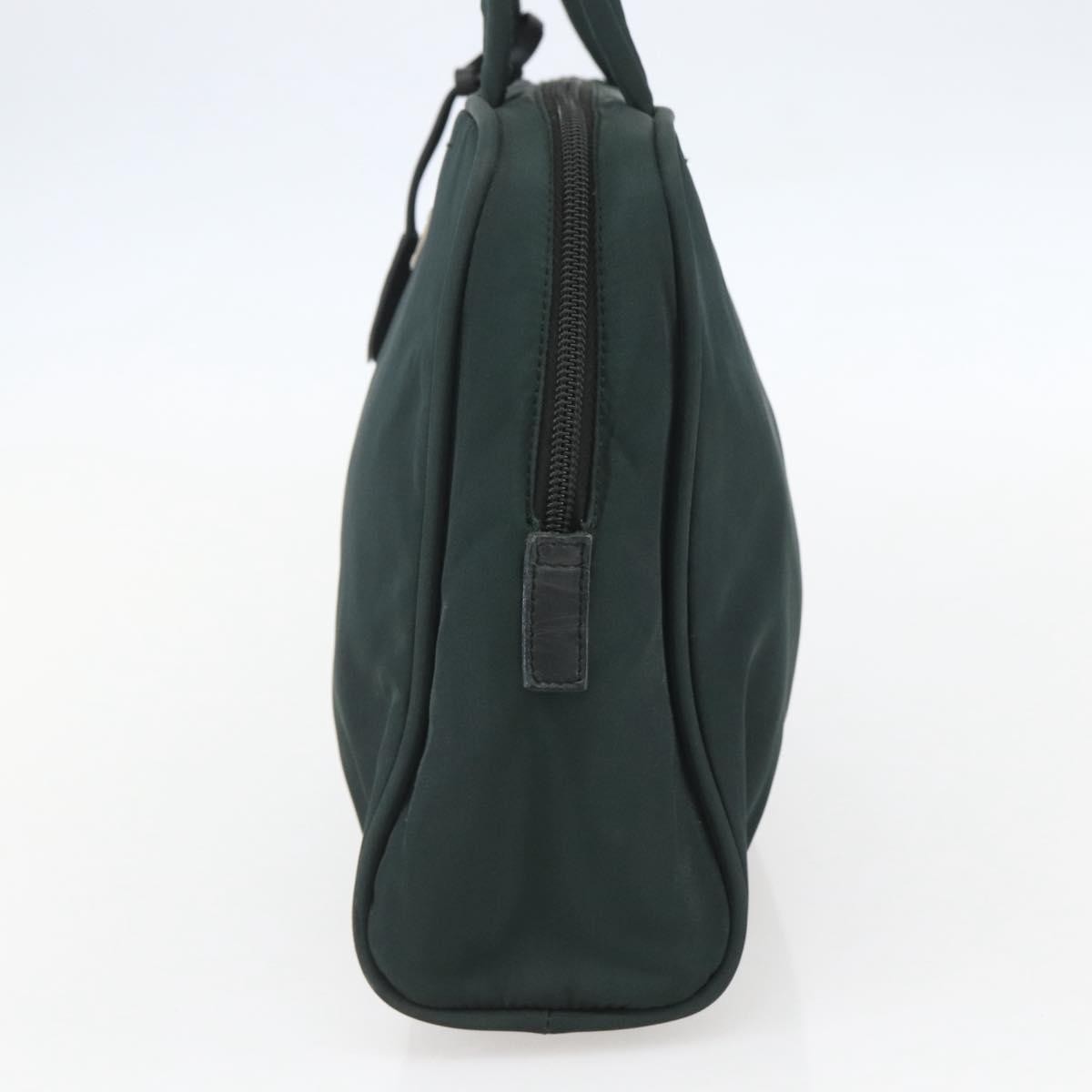 Prada Bowling Shoulder Bag Tessuto, GREEN, NYLON, Handbag