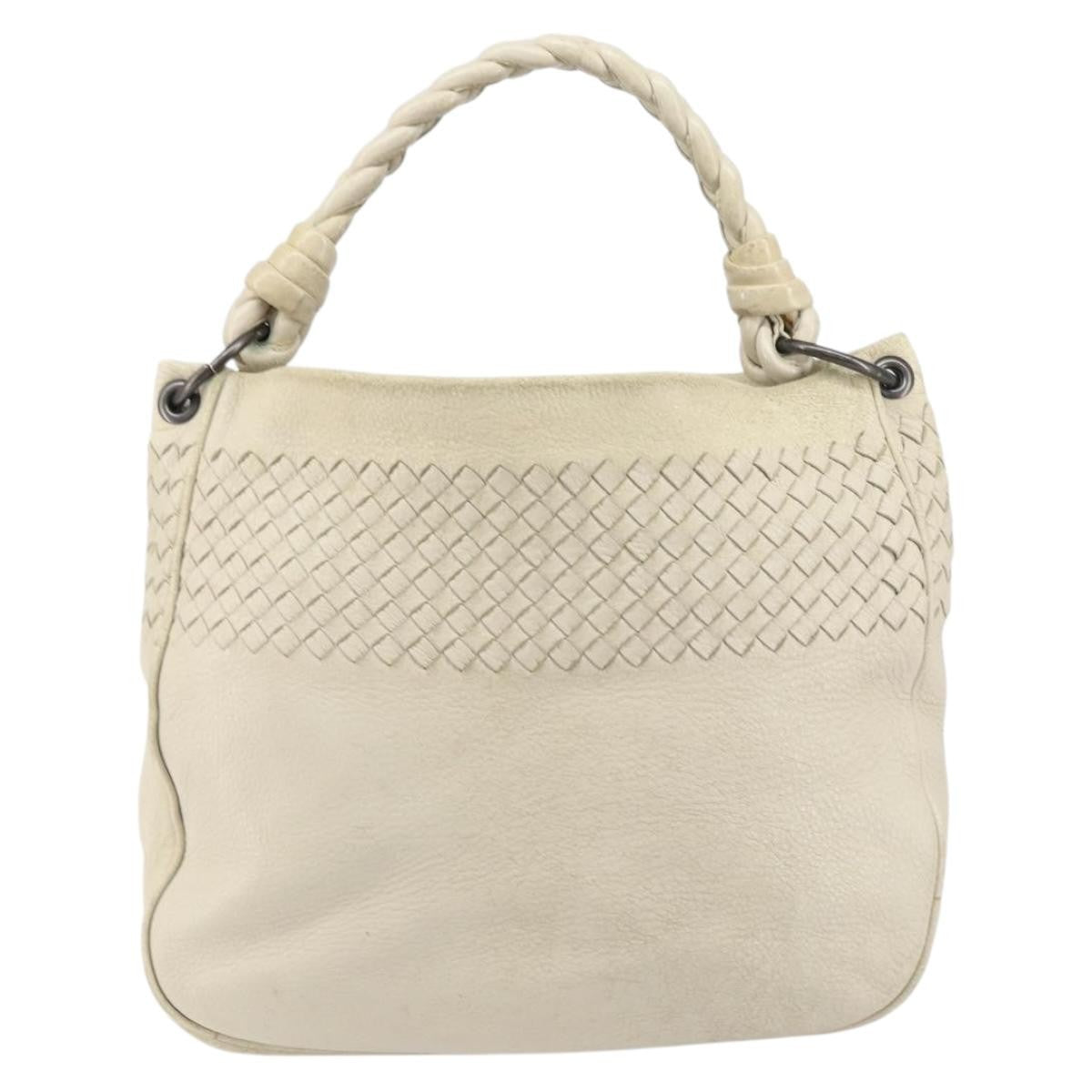 Bottega Veneta Intrecciato Shoulder bag Leather, BEIGE, LEATHER, Shoulder bag