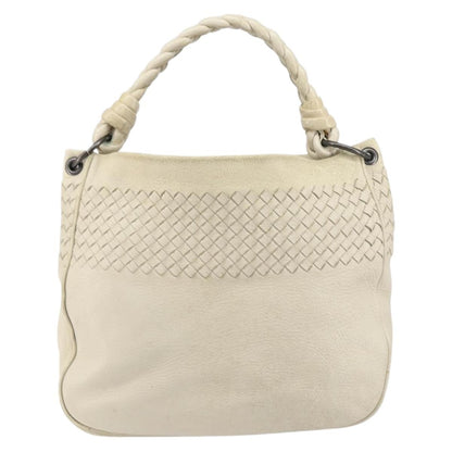Bottega Veneta Intrecciato Shoulder bag Leather, BEIGE, LEATHER, Shoulder bag
