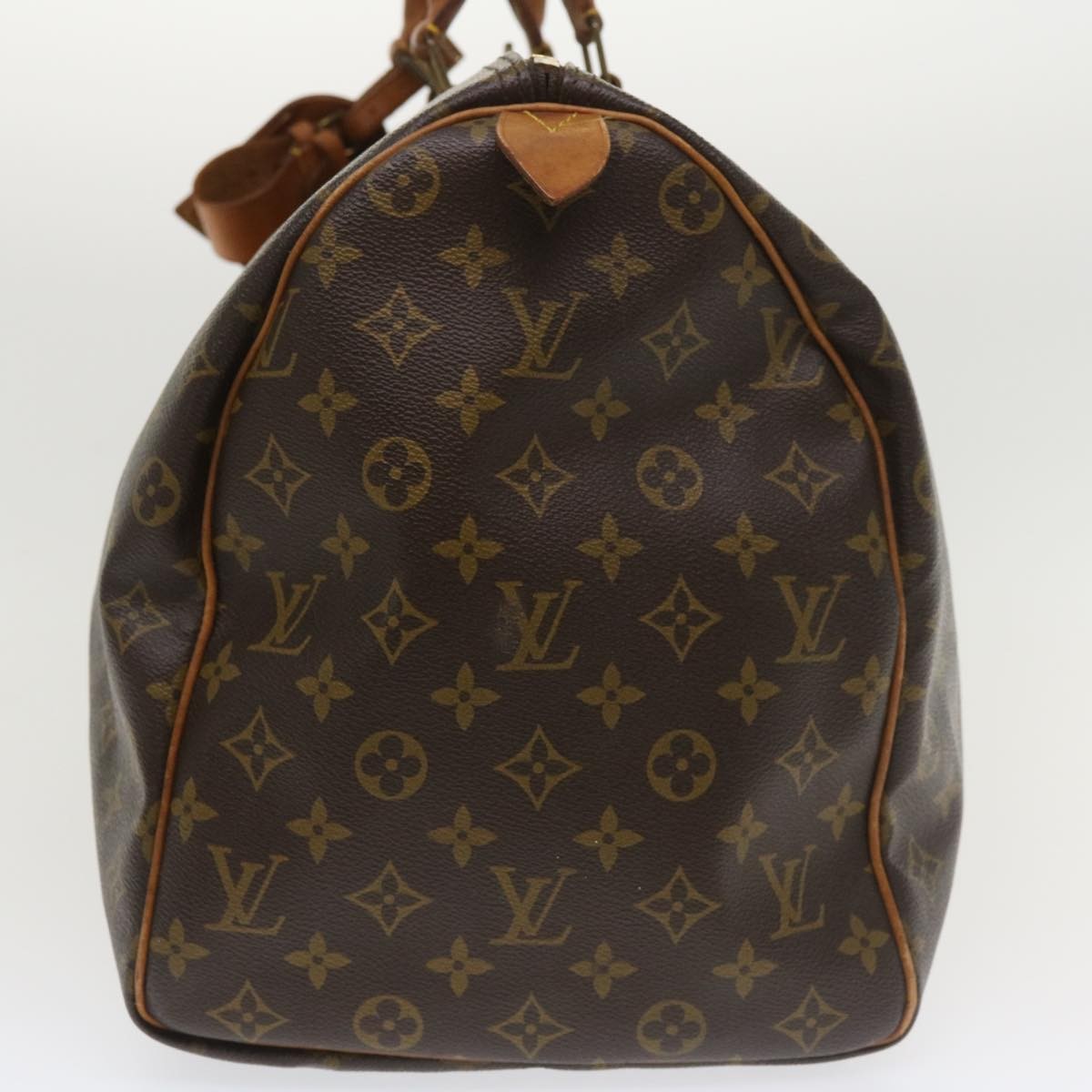 Louis Vuitton Keepall Bag Monogram Canvas, BROWN, CANVAS, Travel bag