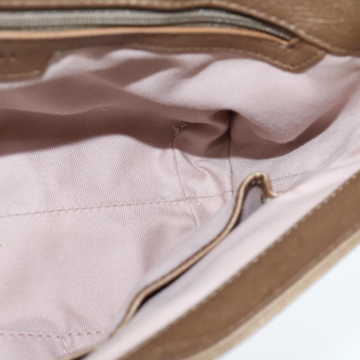 Bvlgari Chandra Flap Shoulder Bag Leather, GOLD, LEATHER, Shoulder bag