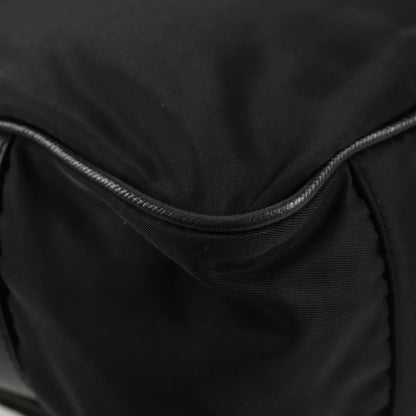 Prada Vintage Front Pocket Shoulder Bag Nylon, BLACK, NYLON, Shoulder bag