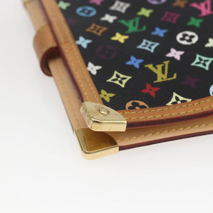 Louis Vuitton Agenda Cover Canvas Multicolor, BLACK, CANVAS, Wallets