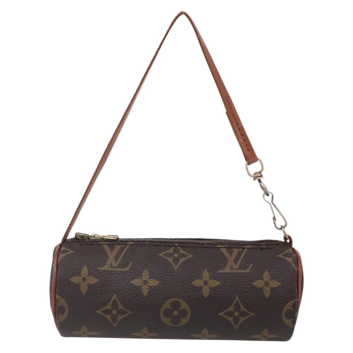 Louis Vuitton Papillon Pochette Monogram Canvas, BROWN, CANVAS, Clutche & pouche