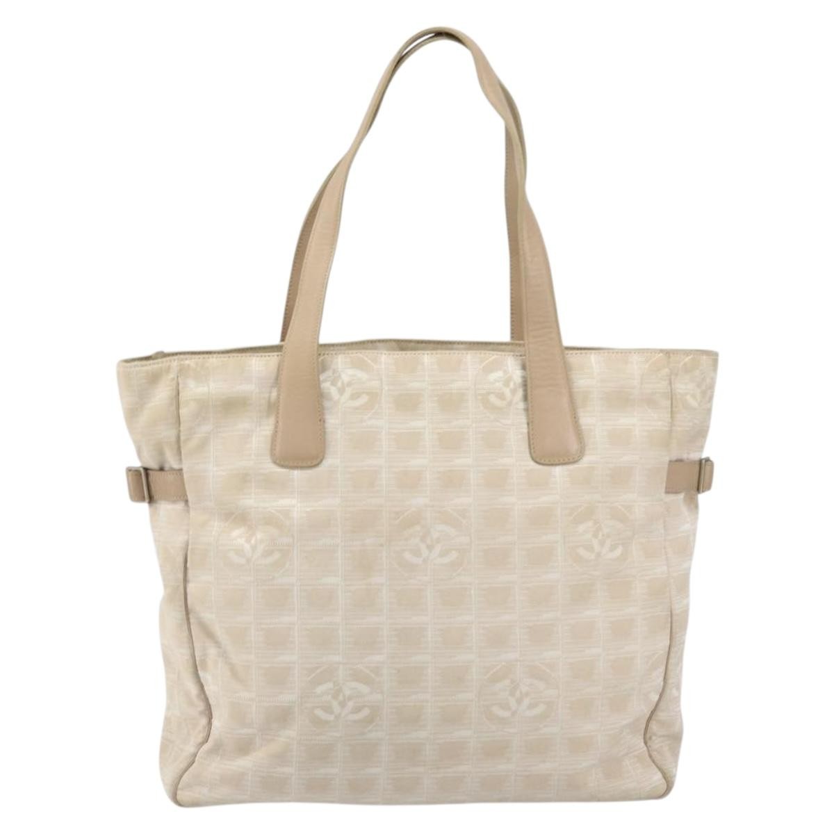 Chanel Travel Line Tote Nylon, Pink, Nylon, Tote Bag