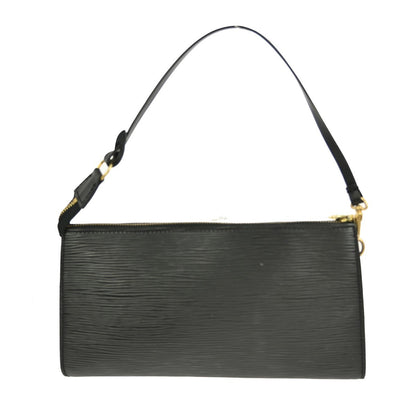Louis Vuitton Pochette Accessoires Epi Leather, BLACK, LEATHER, Clutche & pouche