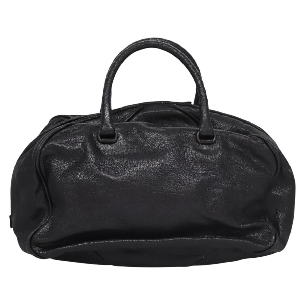 Bottega Veneta Vintage handbag Leather, BLACK, LEATHER, Handbag