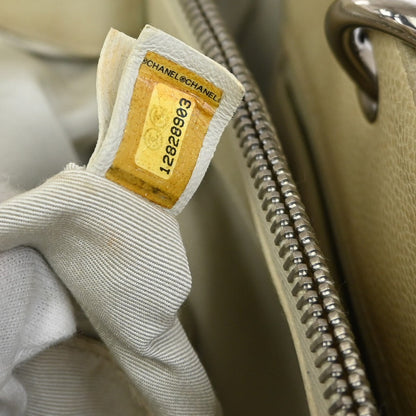 Chanel Grand Shopping Tote Quilted Calfskin, BEIGE, LEATHER, Tote bag