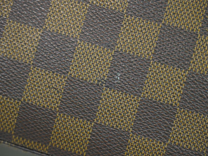 Louis Vuitton Hampstead Handbag Damier, BROWN, CANVAS, Tote bag